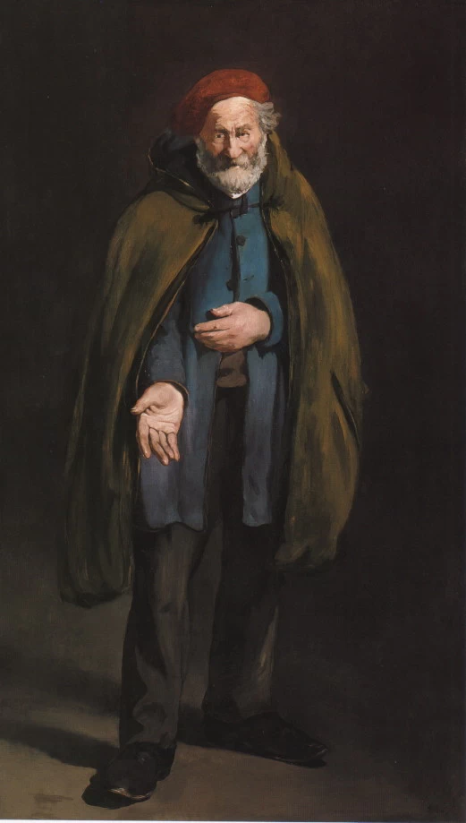  105-Édouard Manet, Filosofo con la mano tesa, 1864-67-Art Institute of Chicago 